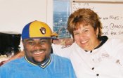 Personal Chef Bev Kinnaman with American Idol Ruben Studdard